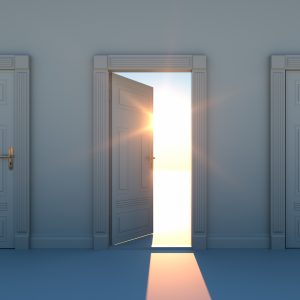 3 Türen zur Wahl - Konzept Zukunft